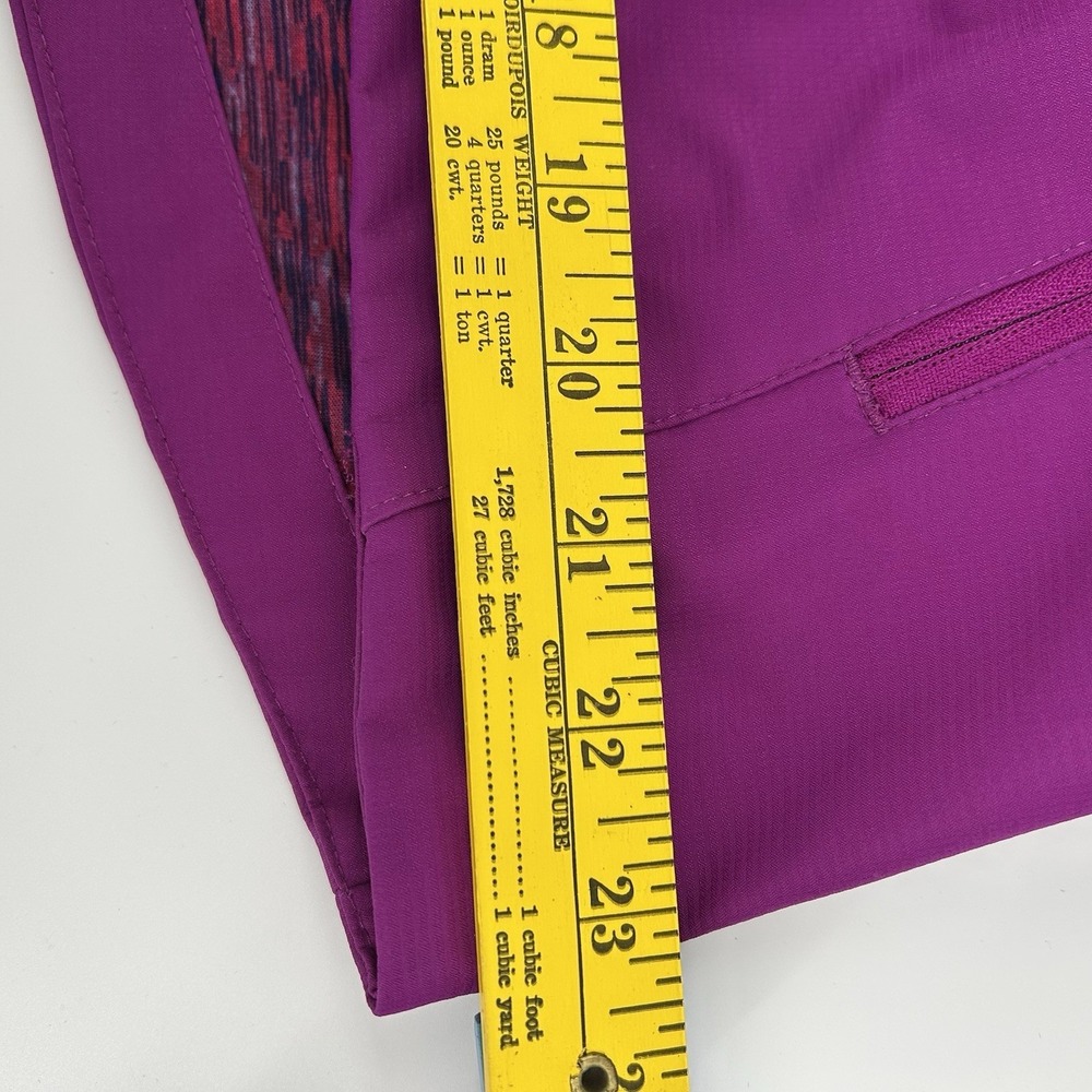Performance Windbreaker Full Zip Rain Jacket Purple Womens Large Gorpcore Winter - Picture 7 of 9